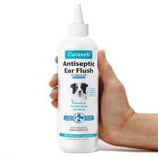 Curaseb Dog Ear Infection Treatment Solution   Soothes Itchy  Inflamed Ears ...