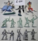 #1960s MARX PLAYSET FIGURES ROBIN HOOD VIKINGS & KNIGHTS w TIMPO KNIGHTS #E-84