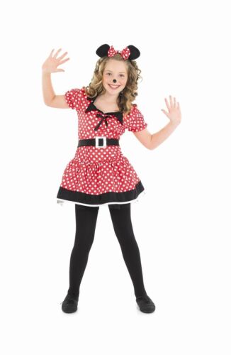 GIRLS LITTLE MINNIE MISSY MOUSE FANCY DRESS COSTUME - Picture 1 of 1