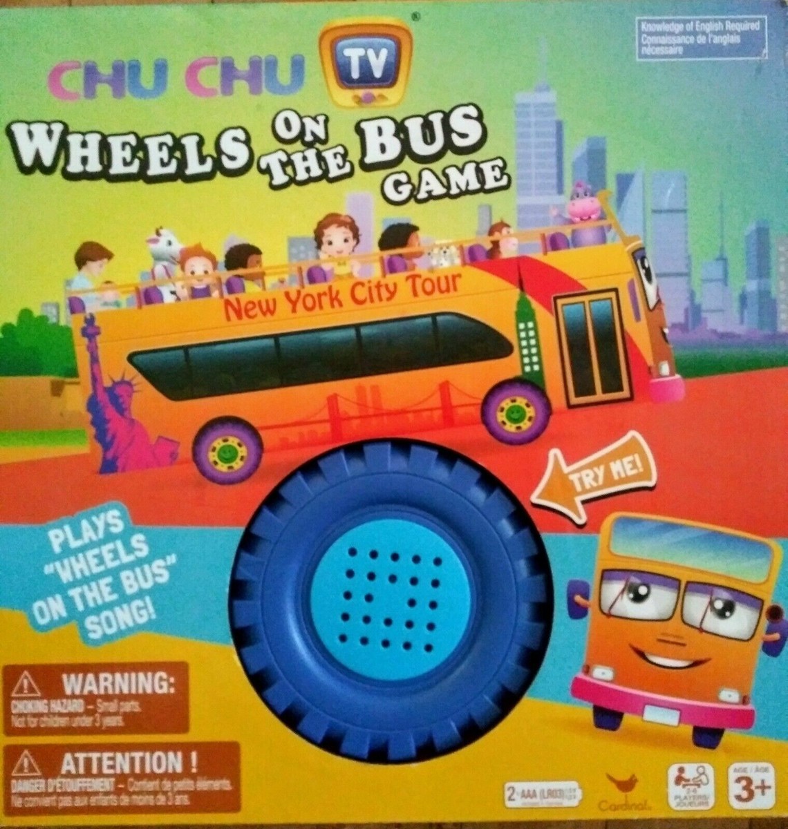ChuChuTV Wheels on the Bus Musical Spinner Children Matching Board