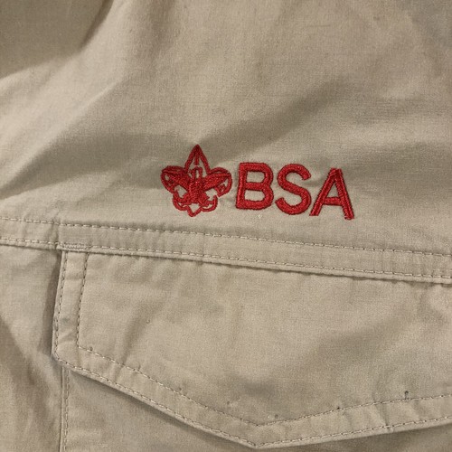 boy scouts of america shirt Men’s M Beige Orange County Council - Picture 10 of 18