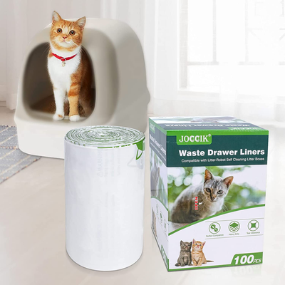 Kitty Litter Box Box Liner Bags Compatible With Self-Cleaning