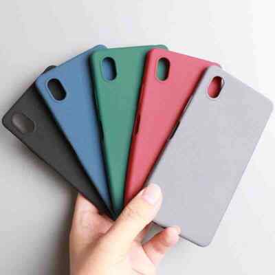 For Sony Xperia Ace 3 Ace III Sandstone Matte Soft Silicone TPU Back Case Cover