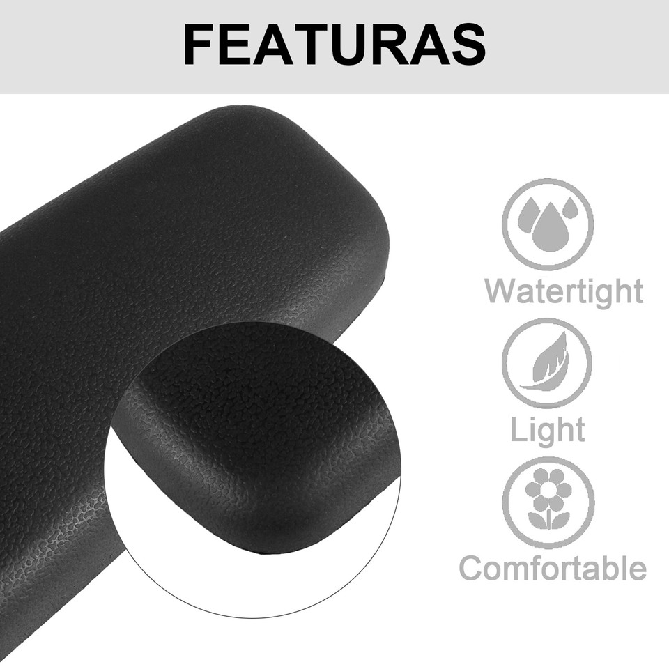 2Pcs Car Armrest Pad Soft Leather Car Knee Cushion Universal Car Door