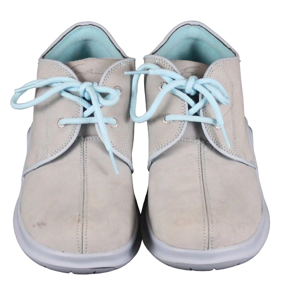 Fubu Marla 6M Blue Low Profile Ankle Suede Leather Lace Up Street Wear Shoe - Image 4 of 4