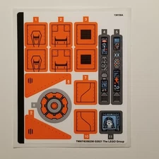 NEW LEGO | Sticker Sheet for Set 76193 - (79007/6350256) Guardian's Ship