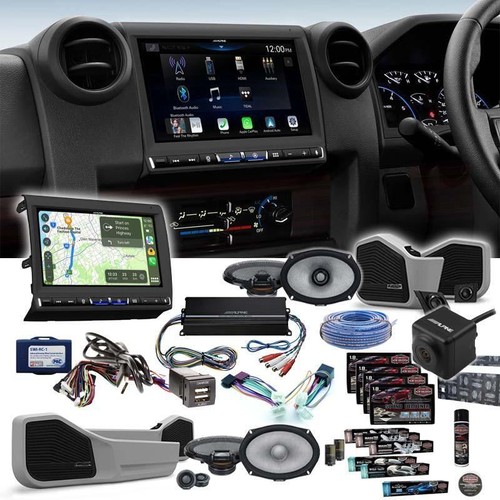 Alpine Premium Audio Kit To Suit LandCruiser 79 Series Dual Cab / 76 Station Wag - Picture 2 of 6