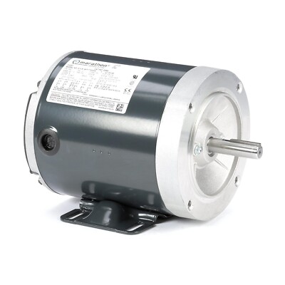 Marathon G580 56C Frame 56T17T5305 TENV General Purpose Motor, 3 Phase 1/3 hp