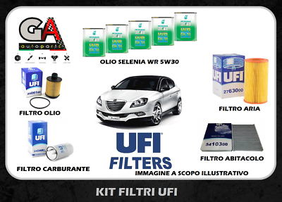 AOQ KIT TAGLIAND 4 FILTRI 5 LT. OLIO 5W30 COMPATIBILE CON FIAT BRAVO II, DELTA II 1.6, 2.0 MJTD DAL 2007 - Foto 3