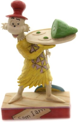 Jim Shore Dr. Seuss Sam I am Green Eggs and Ham Statue 6006240 NEW P