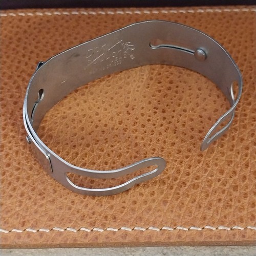 17mm 16mm Don Juan Service Model Stainless Steel Cuff Large Field Watch Band - Picture 4 of 10