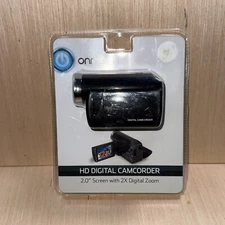 Onn HD Video Digital Camcorder 2.0" Screen w/4GB-MemoryCard Brand New Sealed!!