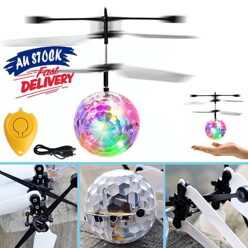 LED Toy Saucer Induced Flying Ball Floating Hand Infrared Sensor ...