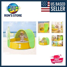 Lightweight Baby Play Pool Tent with Basketball Hoop, Travel-Friendly Design