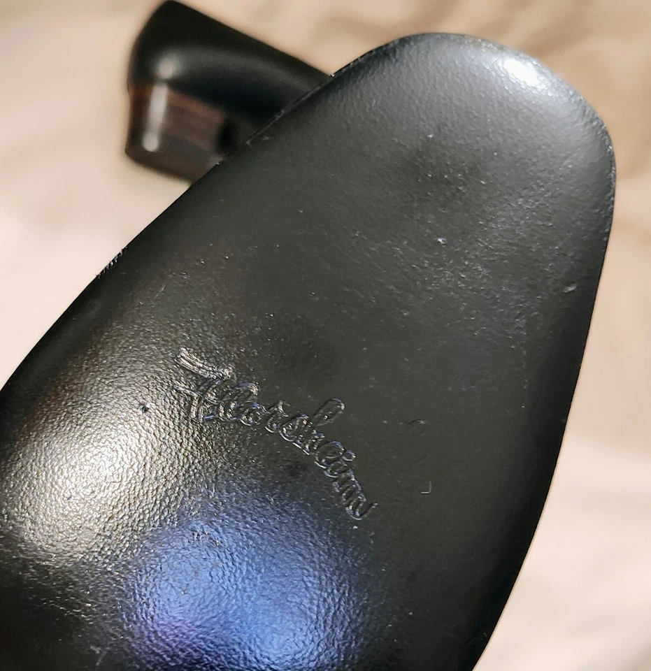 Tacones gruesos Florsheim "Ramblers" de cuero negro talla 7B de colección nunca usados Foto 4 de 4