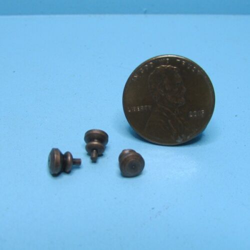 Set manopola porta bronzo spazzolato olio miniatura di 3 CLA05534 - Foto 1 di 2