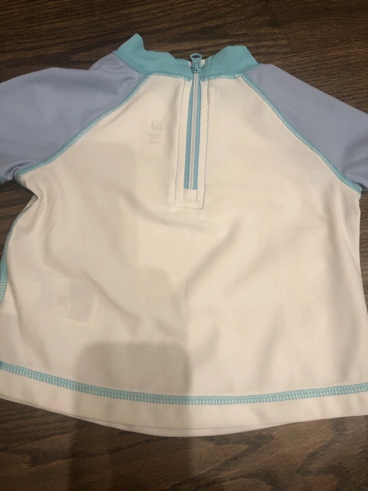 NUEVO CON ETIQUETAS Baby Gap niño 2 piezas Jungle Surf Club protección contra erupciones natación SET 0 3 6 GEMELOS Foto 4 de 4