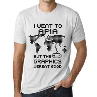 Herren Grafik T-Shirt Ich war bei Apia aber die Grafik war nicht gut   I Went To