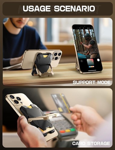 i-Blason pour Portefeuille MagSafe avec Support Portefeuille Magnétique pour iPhone 16/15/14/13/12 - Photo 21 sur 49