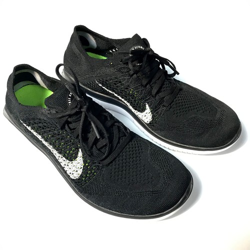 Nike Free RN Flyknit Women 2018 942839-001 Black Running Shoes Sneakers Size 8.5 - Picture 2 of 7