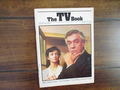 1988 Detroit Free Press TV Mag(MARY  STEENBURGEN/PAUL SCOFIELD/HIDING ANNE FRANK