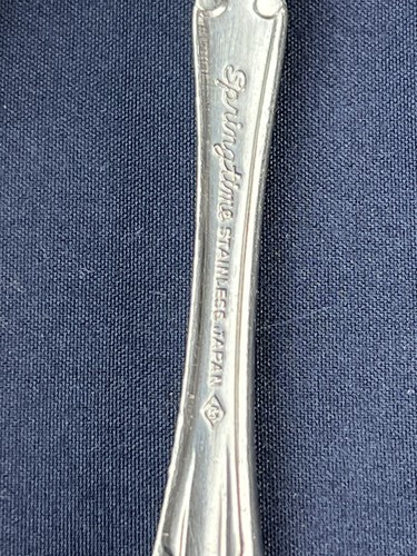 Springtime Stainless steel vintage flatware Japan Spoons, forks, butter knives - Picture 10 of 13