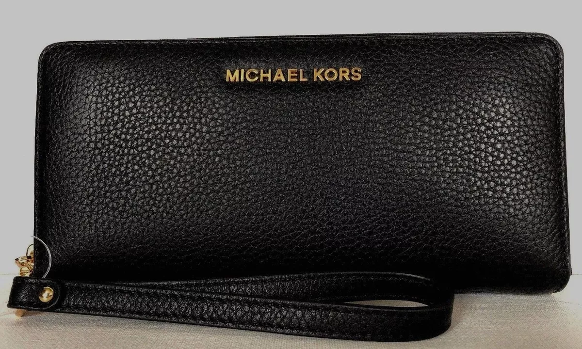 Michael Kors Jet Set Travel Continental Wallet, Black, OS