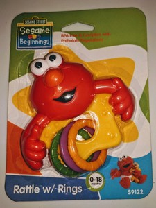 sesame beginnings rattle with rings