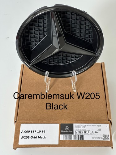 Mercedes -Benz Emblem Gloss Black Grille Star W205 W218 W207 W176 PN A0008880060 - Picture 24 of 24