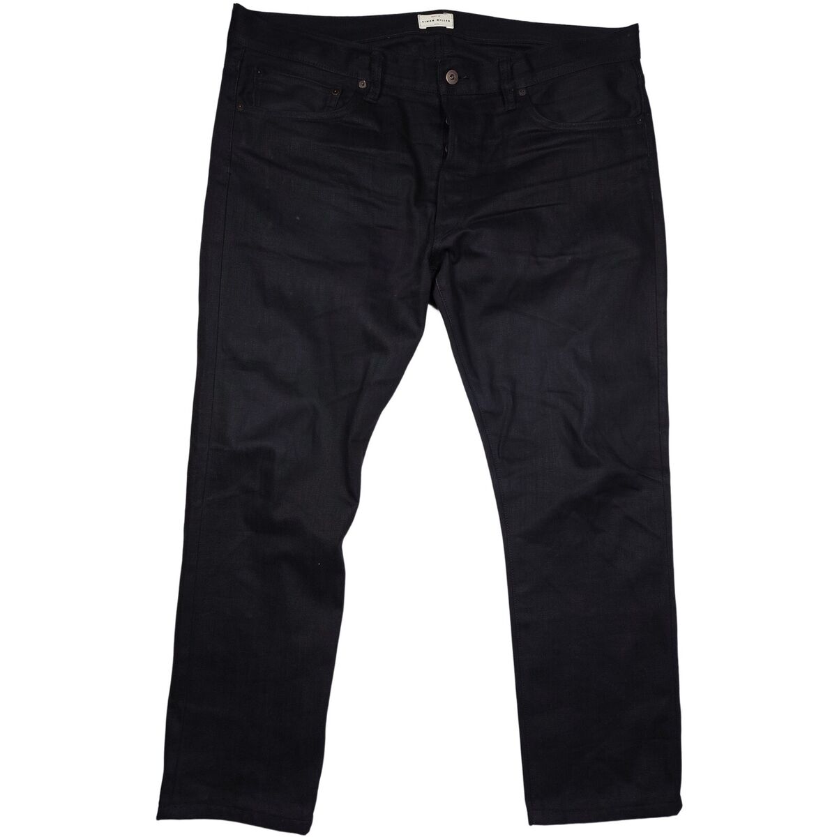 Simon Miller Macon Black Denim Jeans 38 (42) x 31 Made in Simon Miller Macon Black Denim Jeans 38 (42) x 31 Made in