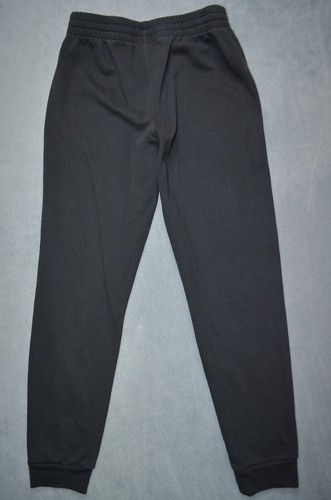 Adidas Pants Youth Large 14-16 Black Joggers Track Pockets Logo Tapered Boys L - Picture 6 of 7