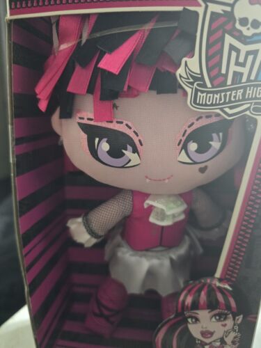 Monster High Freaky & Fabulous Draculaura 10" peluche just play n. 53030 NUOVO - Foto 2 di 8