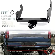 For 2015-2025 Ford F150 Class 4 Trailer Hitch Receiver Bumper Tow Heavy Duty 2"