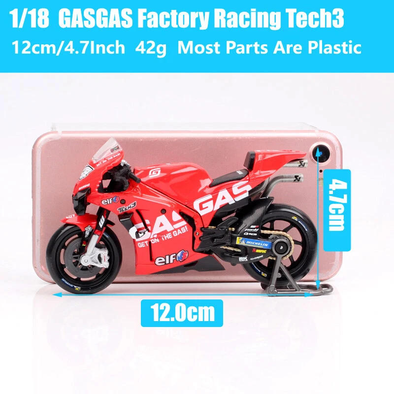 Maisto 1/18 2023 GASGAS Racing Tech3 GP #44 Pol Espargaro Motorcycle Model Bike - Image 2 of 4