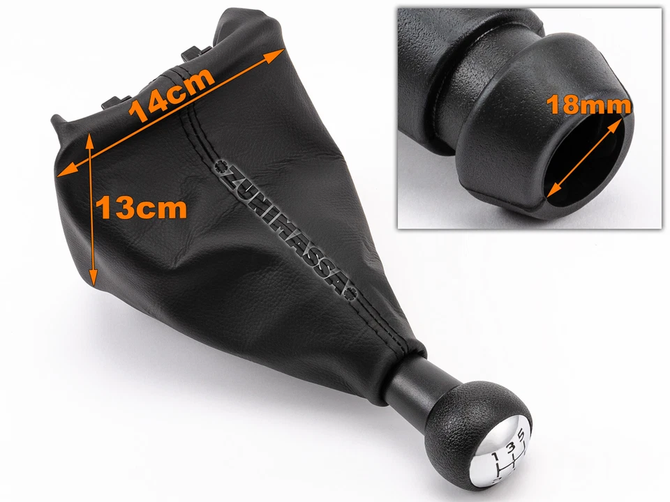 para PEUGEOT 207 307 CC SW 5 VELOCIDADES PALANCA de CAMBIO PERILLA POMO FUNDA - Imagen 4 de 4