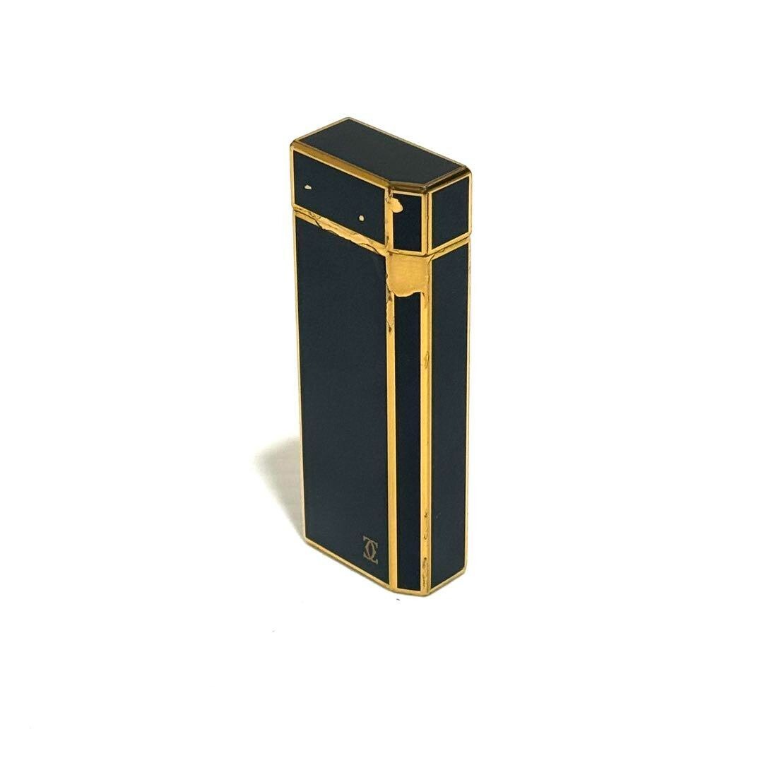 Cartier Vintage Lighter Pentagon Black Gold | eBay