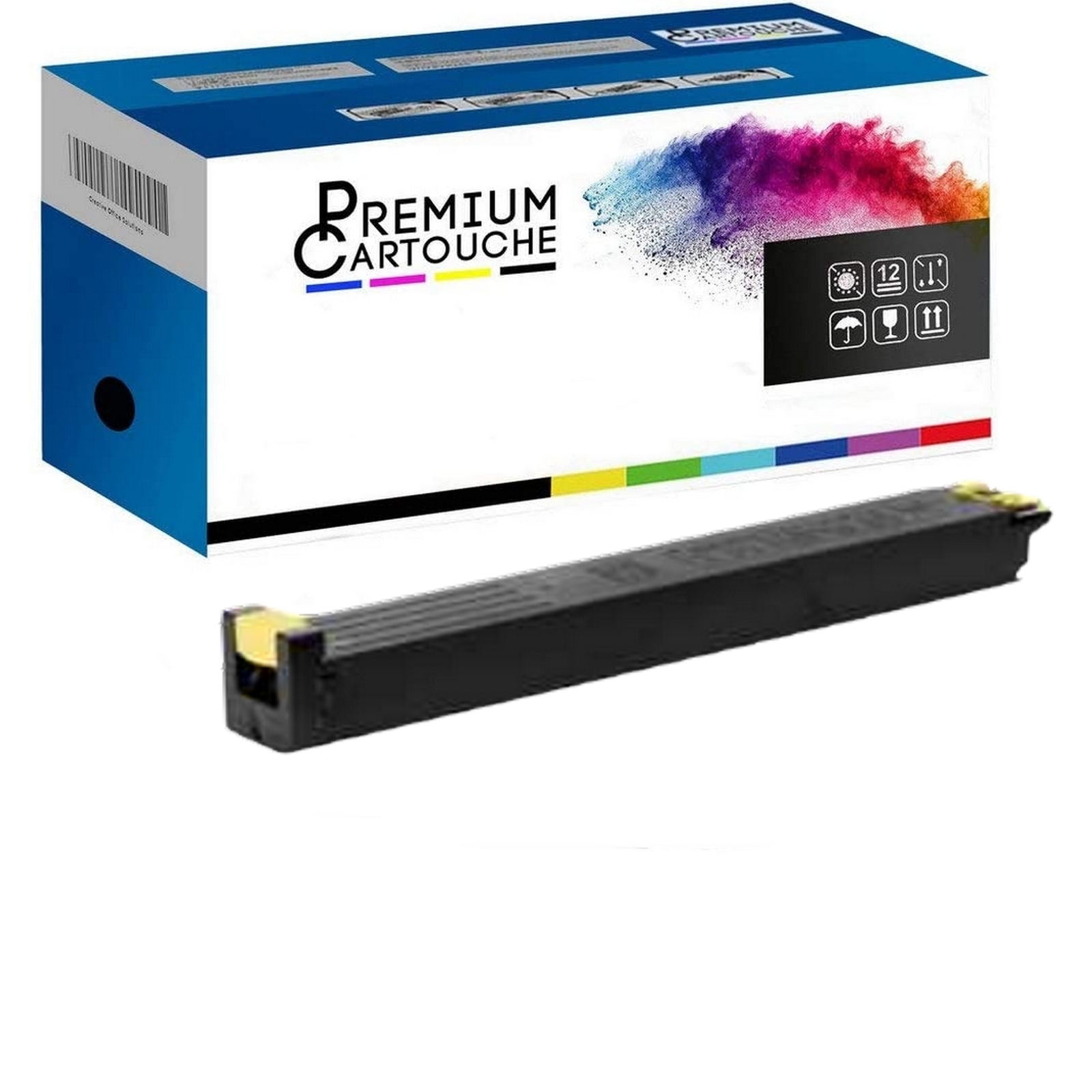 Toner MX-60 Sharp jaune premium pour une finition graphique pure