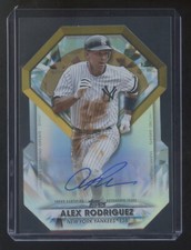 2022 Topps ALEX RODRIGUEZ Diamond Greats GOLD REFRACTOR AUTOGRAPH 10/10  HOF ?