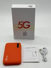 Bewinner 5G & 4G Mobile Hotspot, Portable Travel Router, 2.77Gbps DL Speed, 16 D