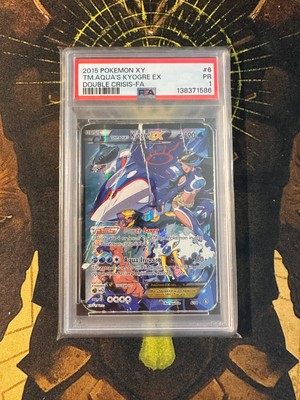 Carte Pokémon Kyogre EX Team Aqua Alt 6/34 Double Danger - Français - État LP/Excellent