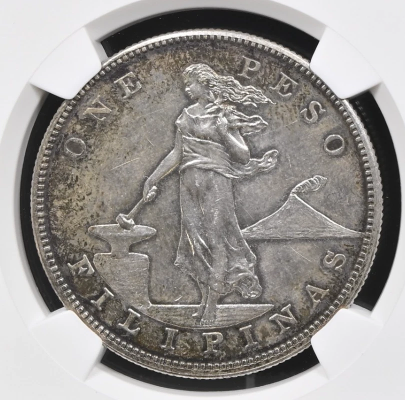 1903 U.S. Philippines One Peso NGC Proof 62 BEAUTIFUL COIN - Image 3 of 4