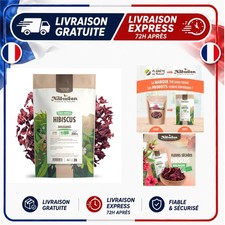 Fleurs d'Hibiscus Bio 200 g Karkadé Bissap Planète au Naturel