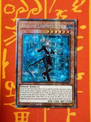 YUGIOH ARIEN DER LABRYNTH BUTLER STARLIGHT RARE NM RA05-DE028