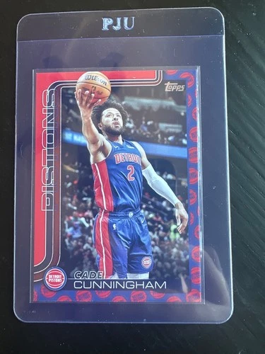 2025-26 Topps Basketball Cade Cunningham Team Color Border Variation Pistons