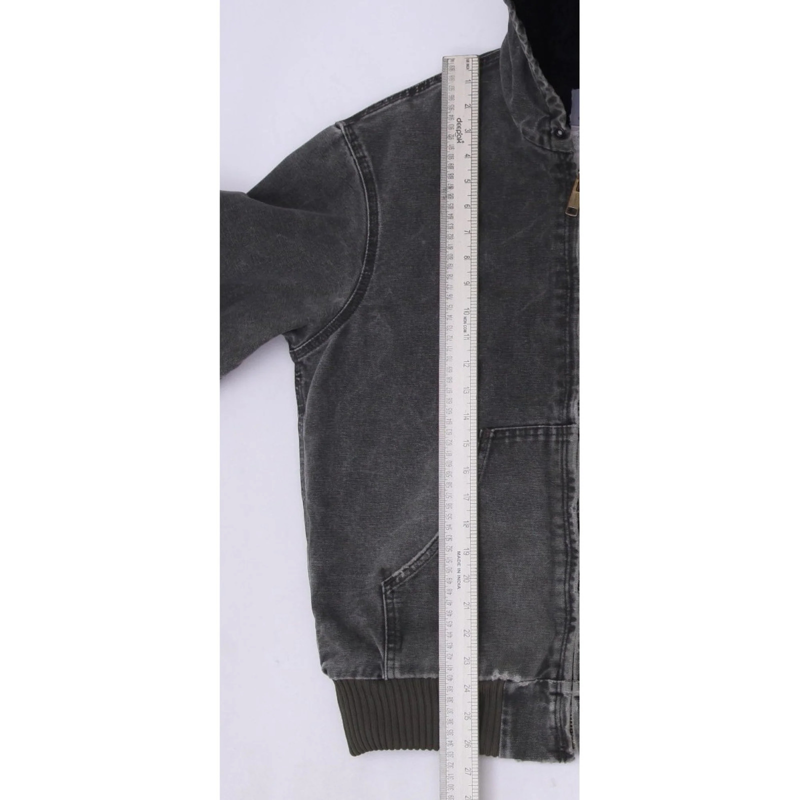 Vintage Carhartt J130 MOS Quilted Hooded Duck Jacket Size S image 8