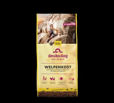deuka dog Welpenkost 15kg Hundefutter Trockenfutter getreidefrei Aufzucht Junior