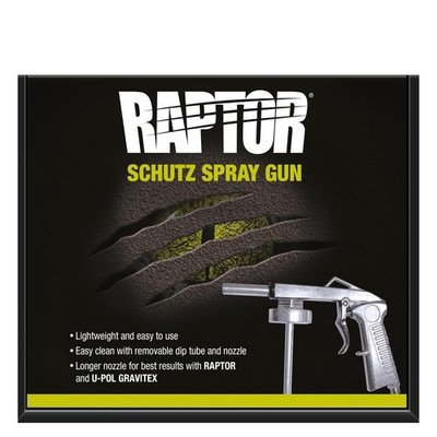 Raptor Paint Spray Gun, for A Professional Application, Silver 