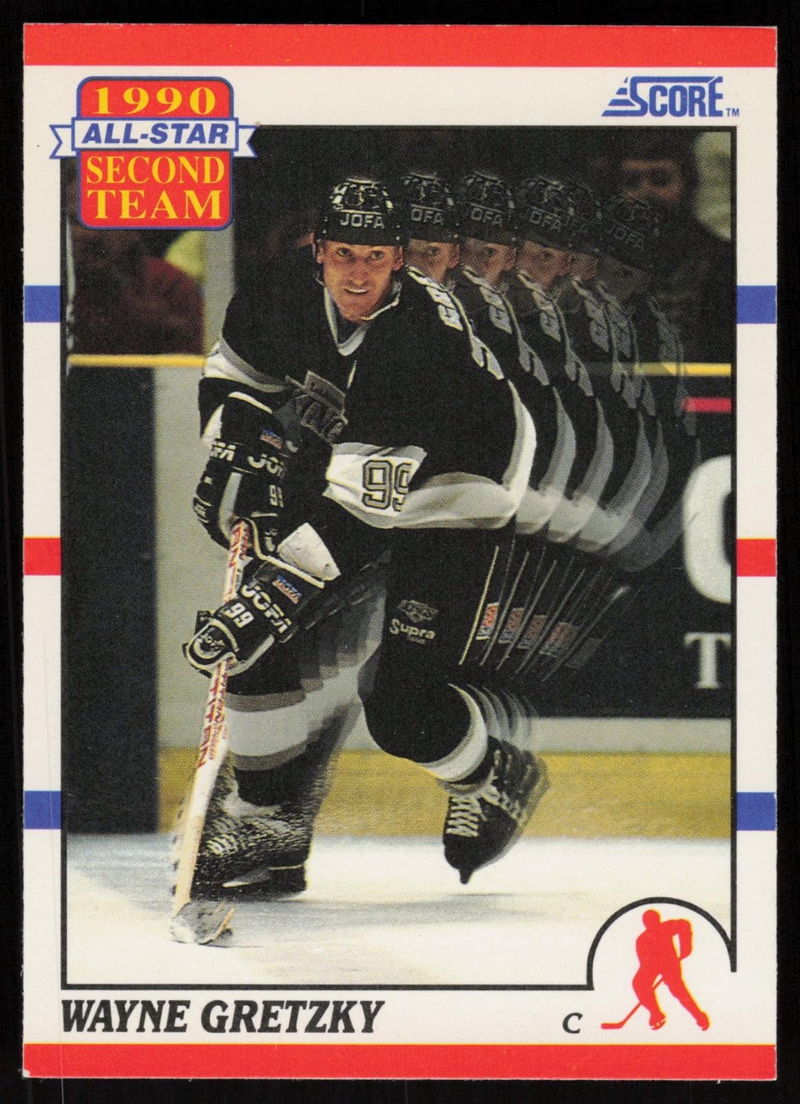 Wayne Gretzky 1990-91 Score American #321 Kings
