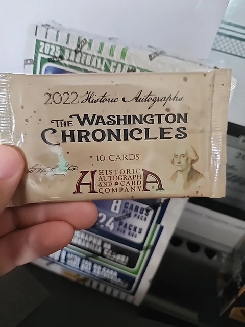Historic Autographs 2022 WASHINGTON CHRONICLES Hobby Pack 10 Cards