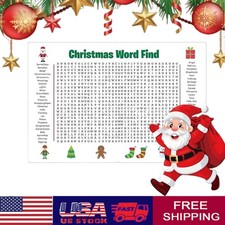 Jumbo Christmas Word Search Poster Family Christmas Event Christmas Game NEW